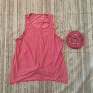 💪🏻 Unknown Neon Pink Open Back Medium Tank
